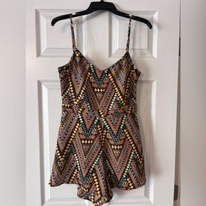 HM Boho Tribal Print Romper